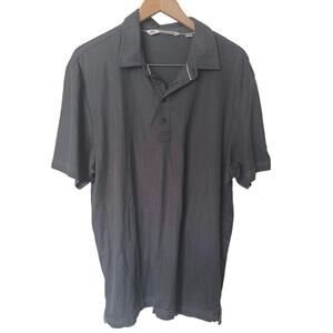 Travis Matthews Polo Shirt Gray Mens XL